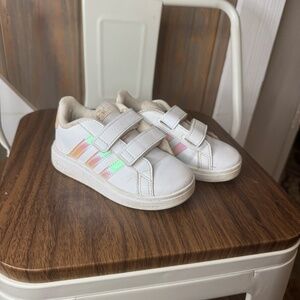 Adidas Velcro Toddler girls sneakers size 7C